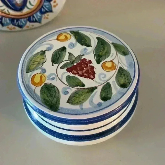 A vase and a trinket box by Cottura Italy - Picture 2 of 6